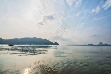 海洋和自然与自然海滩旅行背景图片