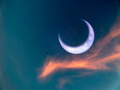日食月亮是一种罕见的现象 同样的红凤凰云高清图片