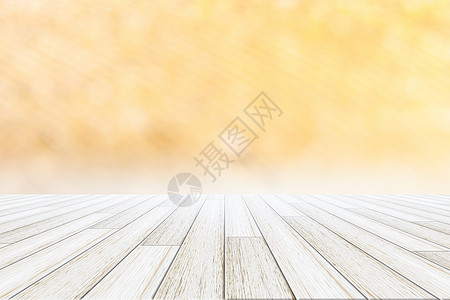 Bokeh背景 木制地板木头桌子绿色背景图片
