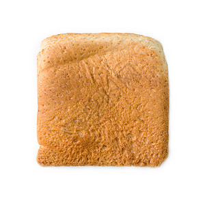 面包切片 孤立在白色上背景图片