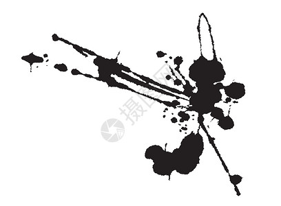 血溅啪嗒黑色飞溅绘画墨水插图硬石红色白色刷子艺术背景图片