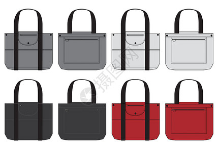 托特洛公文包托特包颜色变化图解设计图片