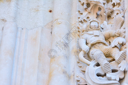 宇航员风格世界大教堂历史城市遗产文化雕刻旅游石头背景图片
