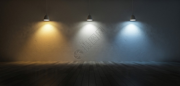 卡尔文3Ds 色温度尺度白色灯光蓝色3d聚光灯来源灯泡光谱橙子图表背景