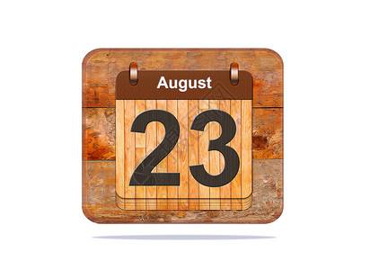 8月23号日历插图背景图片