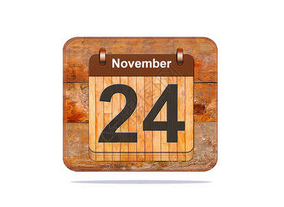 11月24号插图日历背景图片