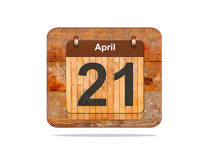4月21号插图日历背景图片