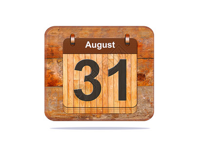 8月31号插图日历背景图片