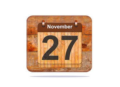 11月27号插图日历背景图片