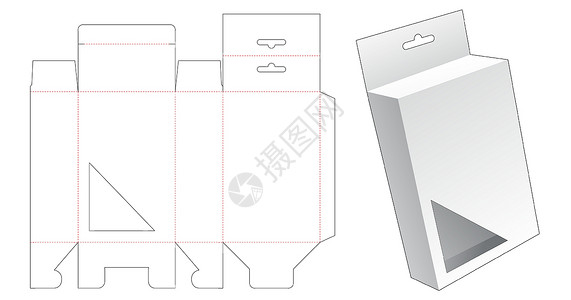 包装小样纸板模切模板背景图片
