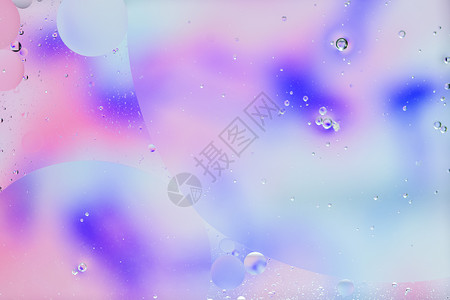 圆形油水摘要 多彩色宏观背景坡度液体背景图片