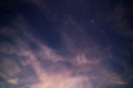 没有蒙塔格的自然星空和运动模糊云背景黑色天文学星星天空墙纸宇宙黑暗多云蓝色背景图片