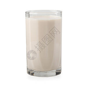 白色背景上隔绝的玻璃上的牛奶喷溅酸奶运动养分奶油饮料杯子奶制品溪流通量早餐背景图片