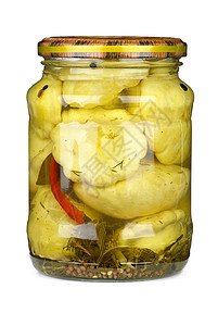 在玻璃罐中保存的赛姆布林人背景图片