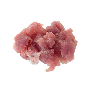 白种背景孤立的薄荷猪肉食物营养红色厨房烹饪白色产品市场地面背景图片