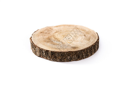 切碎的木板块食物白色树干厨房圆形小样盘子木头背景图片