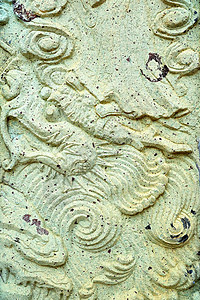 石墙上的复古泰国雕塑墙纸灰色风格建筑学装饰文化古董艺术白色石头背景图片