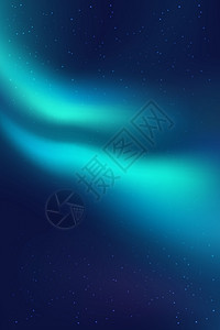 芬兰拉普兰地区博里地亚斯天空坡度发光峡湾星系天文学条纹广告彩虹森林插画