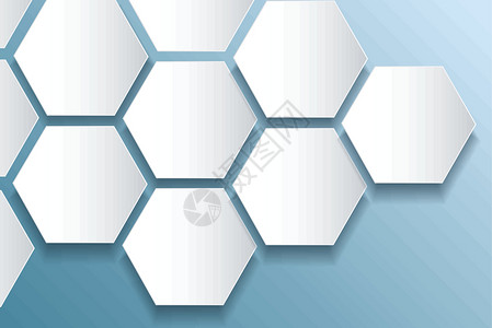 蓝色六边形抽象的蓝色蜜蜂蜂巢六边形和空间背景石英技术商业墙纸插图细胞梳子蜂蜜玫瑰金属插画