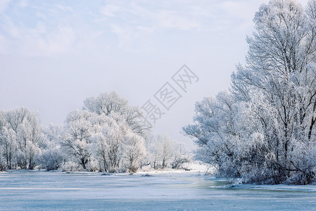 冬季基辅乌克兰寒冷的高清图片