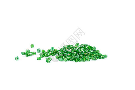 绿珠珠子绿色装饰玻璃白色风格背景图片