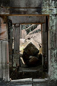 柬埔寨地震SiEM ReAP地标废墟寺庙高棉高棉语遗址背景图片