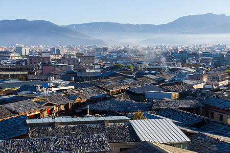 shangrila山背景香格里拉高清图片