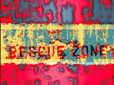 Grunge 背景与褪色的词衰变斑点插图红色黄色赭石背景图片