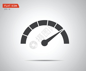 里程性能测量 徽标 Speedicon 矢量它制作图案力量测试车速速度仪表指标进步控制互联网插图插画