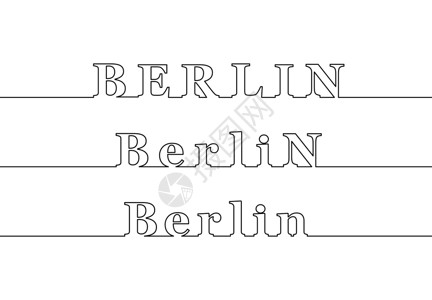 柏林 德国等高线的首都名称 降低背景图片