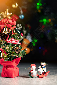 圣诞节分支圣诞背景木制的高清图片