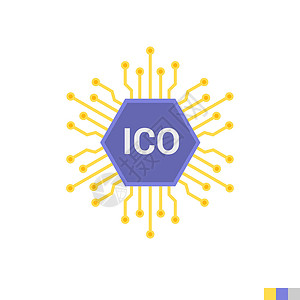 闲置物品交换Ico 平面矢量 Ico硬币奉献交易技术数据贷款投资标签密码公司设计图片