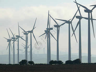 2007年4月1日 西班牙力量绿色工业环境巨蜥场地生产涡轮机技术创新背景图片