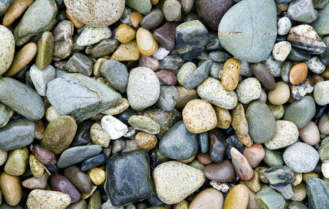海滩花边支撑海洋地质学海岸岩石石头背景图片