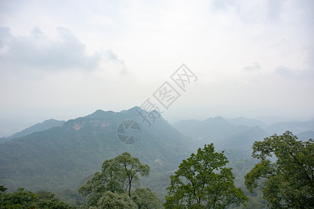 连续下坡烟雾中的山地景观旅行高度土地场景冒险阴霾远足森林观光爬坡背景