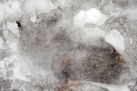 冬天的透明冰背景图片