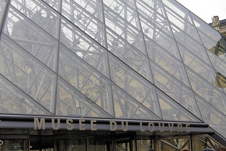 大型博物馆拨号城市多赛数字小时三角形建筑学旅游金字塔艺术背景图片