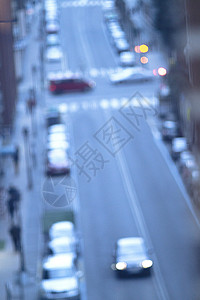 城市街道 车流不集中的汽车市中心背景交通建筑运输夜生活红色街道车辆生活背景图片