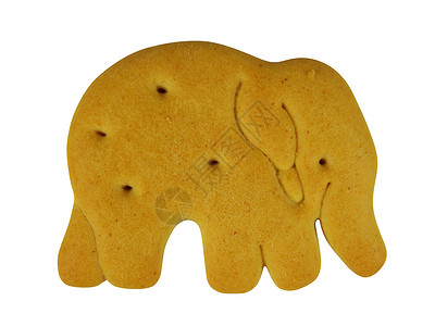 动物形状饼干 - 大象背景图片