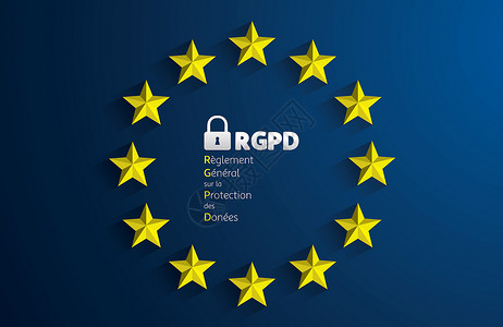 树立自我保护意思意思是 GDPR  一般数据保护条例身份隐私挂锁网络钥匙政策互联网安全代码联盟设计图片