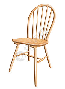 与世隔绝的木制椅子工艺家具凳子木头插图古董棕色座位3d个性背景图片