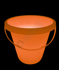 罐筒灯-橙色背景图片