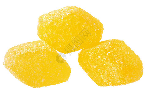 黄色的糖果背景图片