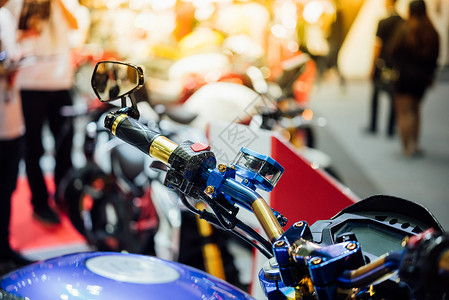 汽车表演赛中摩托车的一些部分内容车辆博览会工业车展发动机奢华技术国际展示展览背景
