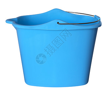 塑料桶-蓝色高清图片