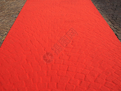 空白红地毯背景图片