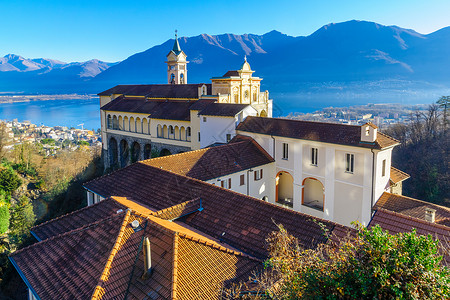 鲁萨诺欧洲修道院高清图片