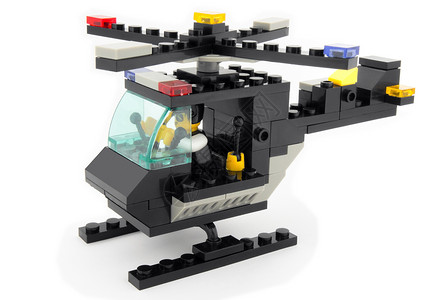 直升机玩具直升机塑料塑料块背景
