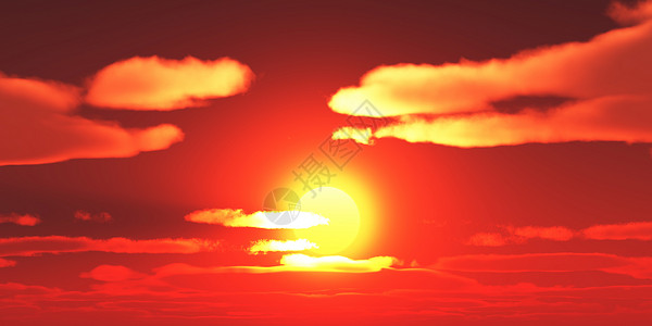日落美日时大太阳天空日落加热橙子星星戏剧性金子危险射线太阳荒野背景图片