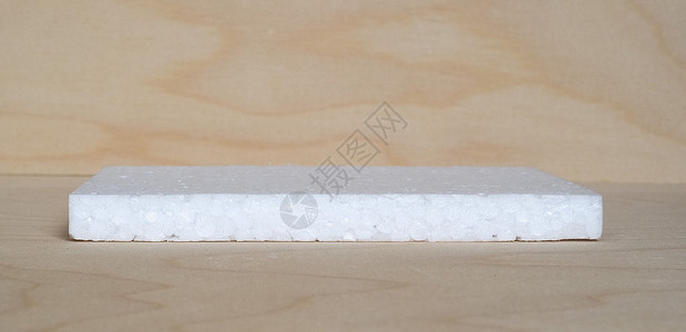 白色发泡聚苯乙烯塑料质感背景材料塑料样本空白包装背景图片